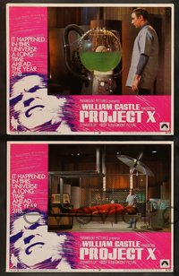 7p1205 PROJECT X 5 LCs 1968 William Castle, Chris George lies frozen in a capsule in the year 2118!