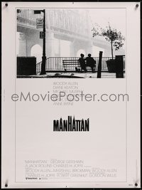 7r0028 MANHATTAN style B 30x40 1979 classic image of Woody Allen & Diane Keaton by bridge!