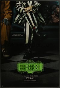 7r0378 BEETLEJUICE BEETLEJUICE teaser DS 1sh 2024 Keaton, Burton, you waited an eternity,