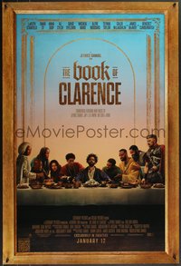 7r0391 BOOK OF CLARENCE advance DS 1sh 2024 LaKeith Stanfield, Last Supper imagery, ultra rare!