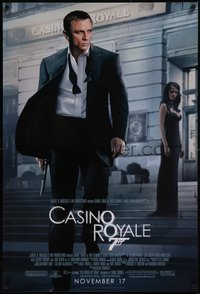 7r0400 CASINO ROYALE advance DS 1sh 2006 Daniel Craig as James Bond & sexy Eva Green!