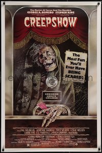 7r0408 CREEPSHOW 1sh 1982 George Romero & Stephen King's tribute to E.C. Comics, Joann Daley art!