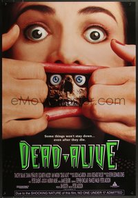 7r0413 DEAD ALIVE 1sh 1992 Peter Jackson gore-fest, some things won't stay down!