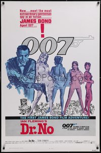 7r0421 DR. NO 1sh R1980 Sean Connery, the most extraordinary gentleman spy James Bond 007!