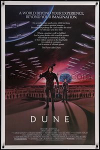 7r0427 DUNE 1sh 1984 David Lynch, art of MacLachlan & Young on Arrakis with Fremen warriors!