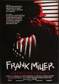 7r0446 FRANK MILLER: AMERICAN GENIUS DS 1sh 2024 qoutes from Stan Lee, Gaiman, cool art, ultra rare!