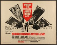 7r0856 FROM RUSSIA WITH LOVE 1/2sh 1964 target Sean Connery is the unkillable James Bond 007!