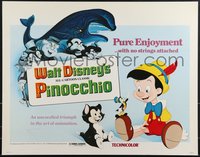 7r0881 PINOCCHIO 1/2sh R1978 Disney classic cartoon about wooden boy who becomes real!