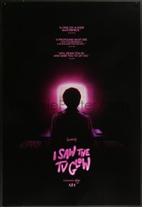 7r0467 I SAW THE TV GLOW teaser DS 1sh 2024 A24, Justice Smith, Brigette Lundy Paine, ultra rare!