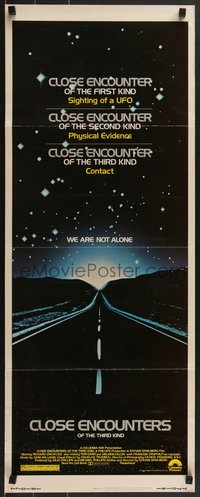 7r0678 CLOSE ENCOUNTERS OF THE THIRD KIND insert 1977 Steven Spielberg sci-fi classic!