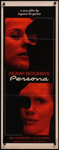 7r0716 PERSONA insert 1966 Liv Ullmann & Bibi Andersson, Bergman classic, ultra rare!