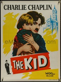 7r0023 KID Indian R1970s different Leo Kouper artwork of Charlie Chaplin & Jackie Coogan!