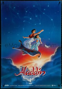 7r0162 ALADDIN Italian 1sh 1993 classic Disney Arabian fantasy cartoon, rare!