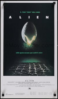 7r0646 ALIEN Italian locandina 1979 Ridley Scott outer space sci-fi classic, hatching egg image!