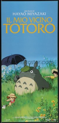 7r0653 MY NEIGHBOR TOTORO Italian locandina 2009 classic Hayao Miyazaki anime cartoon, great image!