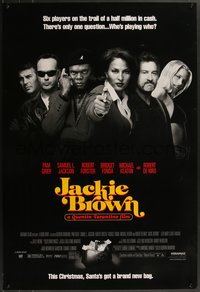 7r0484 JACKIE BROWN advance 1sh 1997 Quentin Tarantino, Santa's got a brand new bag!