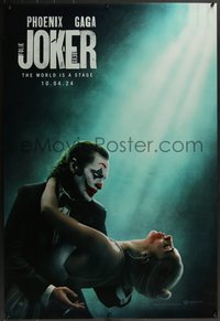 7r0485 JOKER: FOLIE A DEUX teaser DS 1sh 2024 Joaquin Phoenix in title role dancing with Lady Gaga!