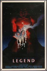 7r0500 LEGEND 1sh 1986 Tom Cruise, Mia Sara, Tim Curry, Ridley Scott, cool Blackshear fantasy art!