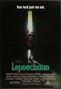 7r0501 LEPRECHAUN 1sh 1993 Warwick Davis, super young Jennifer Aniston, your luck just ran out!