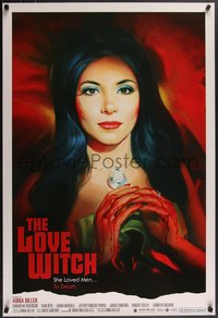 7r0508 LOVE WITCH 1sh 2017 Robinson in title role as Elaine, vintage-style art by Michael Koelsch!