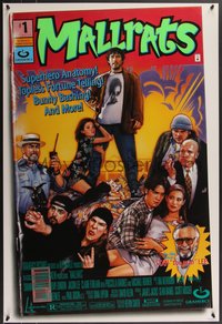 7r0515 MALLRATS 1sh 1995 Kevin Smith, Snootchie Bootchies, Stan Lee, comic artwork by Drew Struzan!