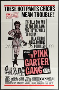 7r0547 PINK GARTER GANG 25x38 1sh 1971 Billy Boy & 5 girl gang, and they're wired for action, rare!