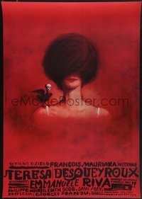 7r0314 THERESE commercial Polish 23x33 1970 Therese Desqueyroux, Franciszek Starowieyski art!