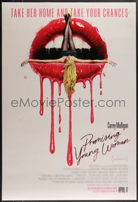 7r0553 PROMISING YOUNG WOMAN advance DS 1sh 2020 wild art of woman over sexy lips dripping blood!