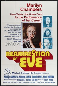 7r0561 RESURRECTION OF EVE 24x36 1sh 1973 Mitchell Bros, sexy Marilyn Chambers w/pearls!