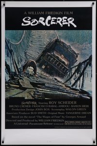 7r0594 SORCERER 1sh 1977 William Friedkin, Roy Schieder, remake of Clouzot's Wages of Fear!