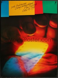 7r0089 30TH CHICAGO INTERNATIONAL FILM FESTIVAL 25x34 film festival poster 1994 Bass art, rare!