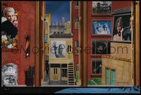 7r0319 ALFRED HITCHCOCK signed #167/200 24x36 art print 2016 by Henry Villegas, Rear Windows, std.!