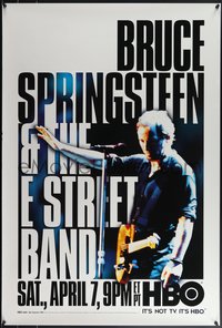 7r0144 BRUCE SPRINGSTEEN tv poster 2001 Live In New York City, the performer on stage!