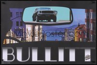 7r0323 BULLITT signed #299/300 24x36 art print 2020 by Henry Villegas, Zoetrope, drawing of car!