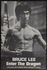 7r0754 ENTER THE DRAGON 18x28 music poster 1973 Bruce Lee, soundtrack, film that made him a legend!