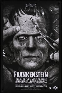 7r0334 FRANKENSTEIN #16/75 24x36 art print 2020 Mondo, art by Elvisdead, variant edition!