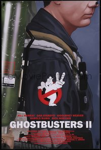 7r0336 GHOSTBUSTERS 2 #3/100 24x36 art print 2018 Yvan Quinet art of Dan Aykroyd, large regular!