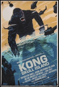 7r0339 KONG: SKULL ISLAND #16/335 24x36 art print 2017 Mondo, Francavilla, regular edition!