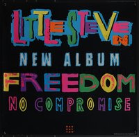 7r0142 STEVEN VAN ZANDT 24x24 music poster 1987 Freedom No Compromise, ultra rare!