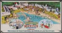 7r0278 WALT DISNEY WORLD 18x34 special poster 1990 Yacht Club and Beach Club Resort, ultra rare!