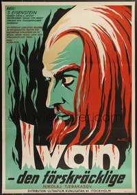 7r0235 IVAN THE TERRIBLE PART ONE Swedish 1945 Sergei Eisenstein, completely different & ultra rare!