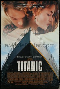 7r0620 TITANIC DS 1sh 1997 Leonardo DiCaprio, Kate Winslet, directed by James Cameron!