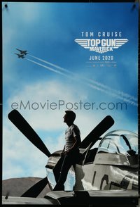 7r0621 TOP GUN: MAVERICK teaser DS 1sh 2022 Naval aviator Cruise on P-51 Mustang fighter airplane!