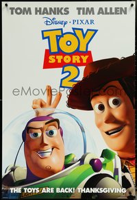 7r0623 TOY STORY 2 advance DS 1sh 1999 Woody, Buzz Lightyear, Disney and Pixar animated sequel!