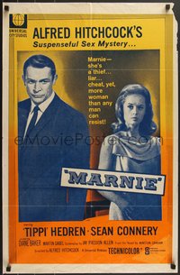 7r0093 MARNIE Trinidadian 1964 Sean Connery & Tippi Hedren in Hitchcock's sex mystery, ultra rare!