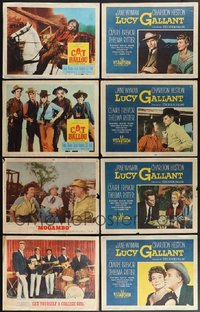 7s0642 LOT OF 16 LOBBY CARDS & STILLS 1950s-1970s images from a variety of different movies!