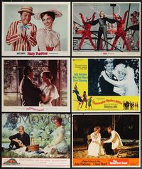 7s0507 LOT OF 6 JULIE ANDREWS LOBBY CARDS 1960s-1970s Mary Poppins, Sound of Music & more!