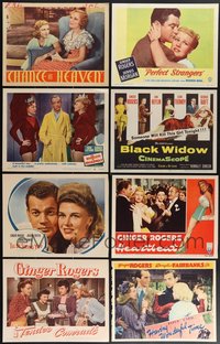 7s0502 LOT OF 8 GINGER ROGERS LOBBY CARDS 1930s-1950s Perfect Strangers, Barkeleys of Broadway!