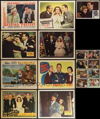 7s0477 LOT OF 17 JOAN BENNETT LOBBY CARDS 1930s-1940s great scenes from several of her movies!