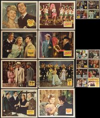 7s0473 LOT OF 20 BETTY GRABLE LOBBY CARDS 1940s-1950s incomplete sets from several of her movies!